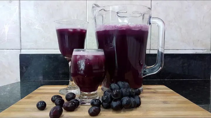 Como Fazer Suco de Uva Natural Perfeito Veja