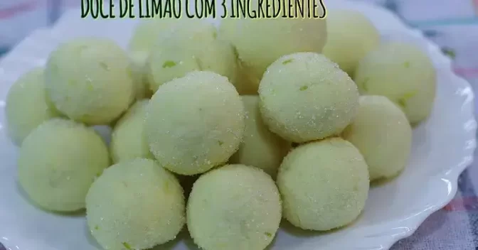 Sobremesas Doces: Docinho de Limão com Apenas 3 Ingredientes