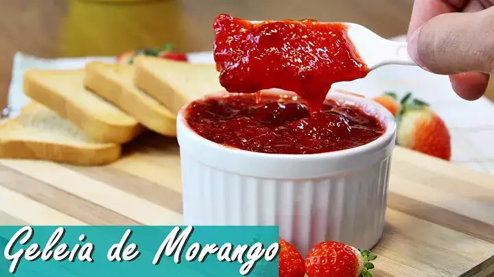 Geleia de Morango Caseira, Receita Muito Fácil e Deliciosa