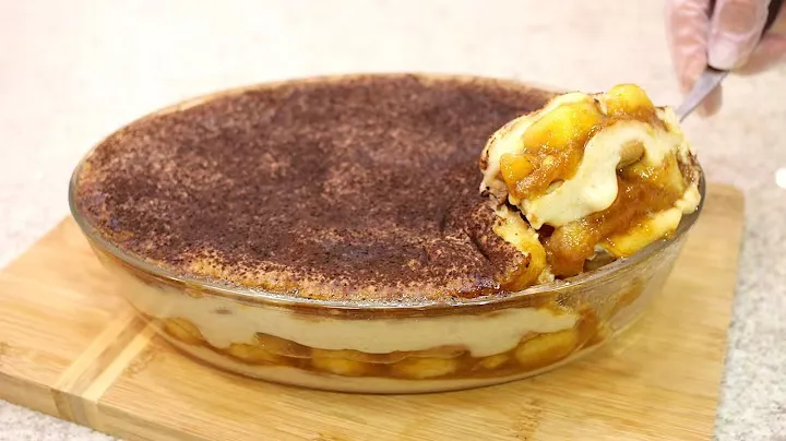 Sobremesas Doces: Pavê de Banana Caramelizada Fácil e Muito Gostoso 