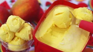 Sorvete de Manga Cremoso com Apenas 4 Ingredientes Muito Fácil
