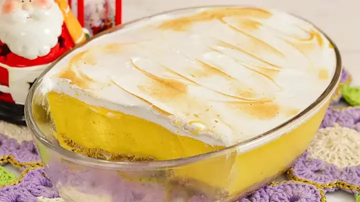 Torta de Manga com Merengue, Sobremesa Leve e Cremosa Veja