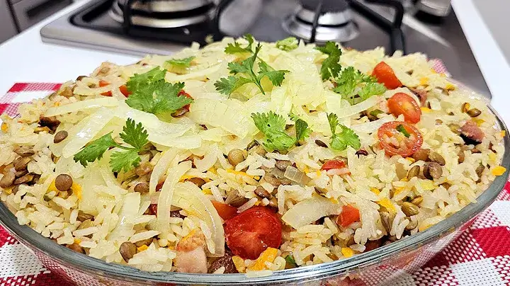 Arroz com Lentilha, Aprenda a Fazer com essa Receita Passo a Passo