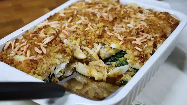 Bacalhau Especial com Amêndoas e Broa, Uma Receita Deliciosa e Perfeita