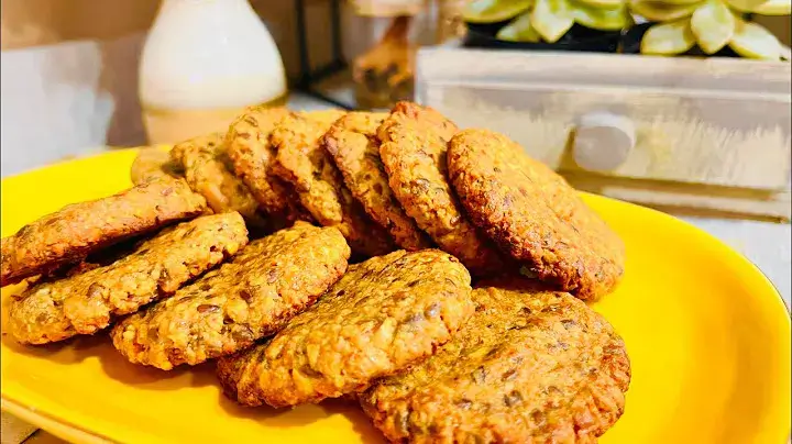 Bolos: Biscoitos Saudáveis de Linhaça, Amendoim e Frutas Secas, Deliciosos e Nutritivos 