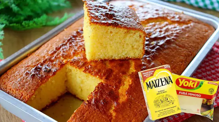 Bolo Algodão de Maizena e Fubá, Receita Fácil de Fazer Veja