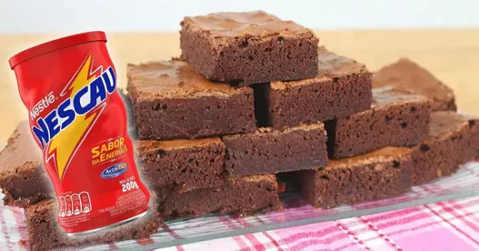 Bolos: Brownie de Nescau, Receita Simples e Deliciosa só Faça