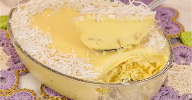 Sobremesas Doces: Gelado Cremoso de Abacaxi (Sem Leite Condensado)