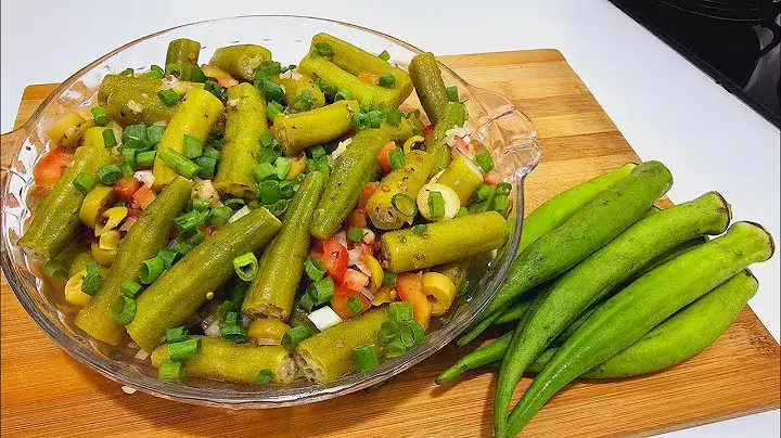 A salada de quiabo é uma opção prática, leve e cheia de sabor para acompanhar...