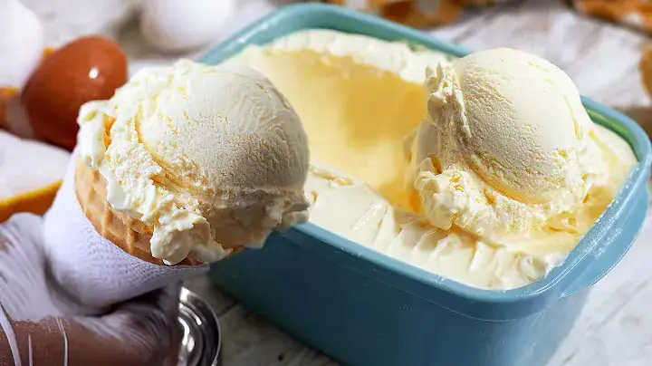 Sorvete de Creme Caseiro Feito à Mão Fácil de Fazer