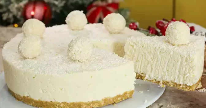 Sobremesas Doces: Torta Raffaello, Uma Sobremesa Elegante e Deliciosa Já Faça