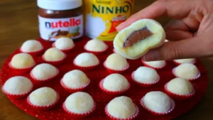 Brigadeiro de Leite Ninho com Nutella Gourmet: Uma Explosão de Sabor Veja