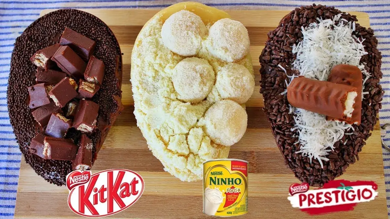 Ovos de Páscoa Recheados de Colher Irresistíveis: Aprenda a Fazer e Já Faça