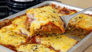 Parmegiana de Forno com Carne Moída e Batata, Surpreenda no Almoço com Essa Parmegiana