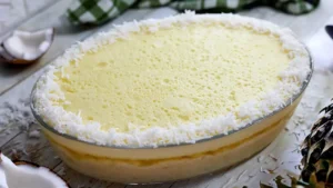 Sobremesa de Abacaxi com Coco Cremosa e Espumante, Uma Delícia Sem Amido Veja