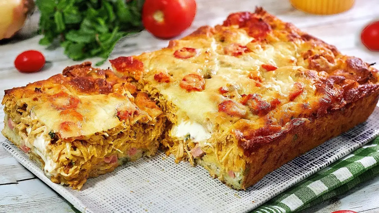 Torta de Frango com Massa Italiana que Derrete na Boca Veja