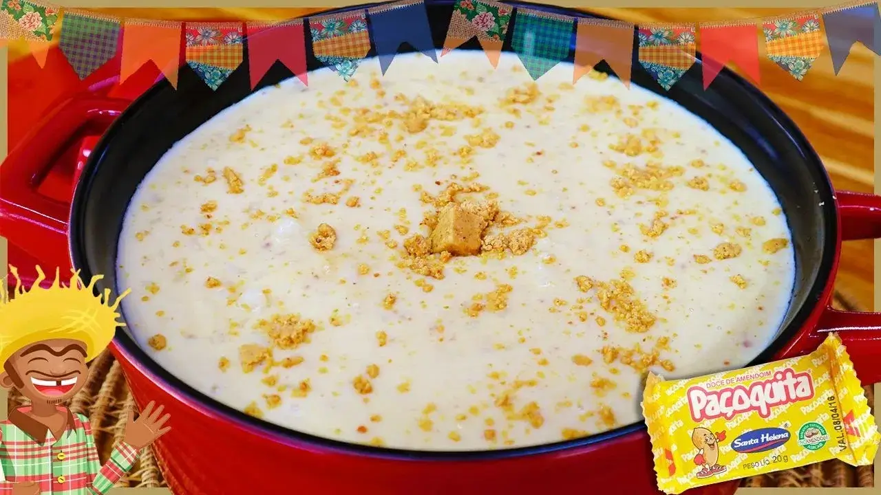 Canjica com Paçoca Cremosa: A Tradição Junina na Panela