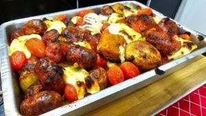 Linguiça Assada com Batata e Abóbora: Receita Fácil e Saborosa para Sua Família