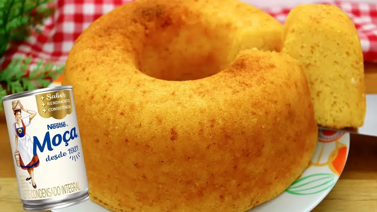Bolo Moça de Milho Fofinho: Receita Fácil com Milho de Latinha