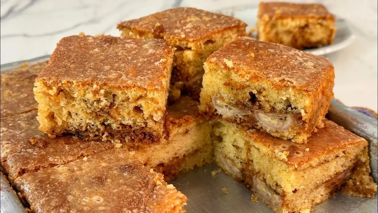 Bolo de Banana com Doce de Leite e Canela: Fácil, Sem Liquidificador