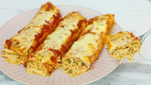 Panqueca de Frango Simples e Fácil Com Massa Caseira