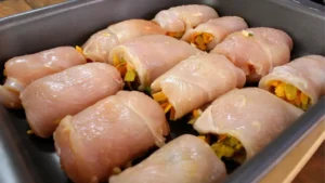 Peito de Frango Recheado Assado: Receita Prática e Muito Suculenta