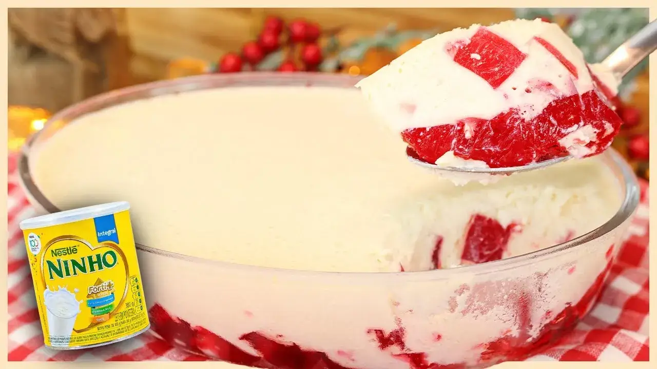 Sobremesa de Gelatina com Mousse de Leite Ninho: Receita Fácil e Deliciosa