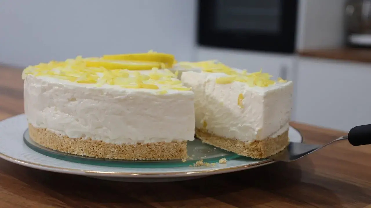 Tarte De Limão Fresquinha Sem Forno Com Bolacha Maria