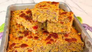 Torta Caipira de Liquidificador com Frango, Milho e Calabresa