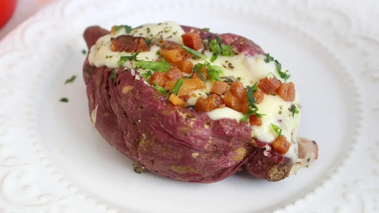 Batata Doce Recheada: Receita Rápida e Prática Bem Fácil de Fazer