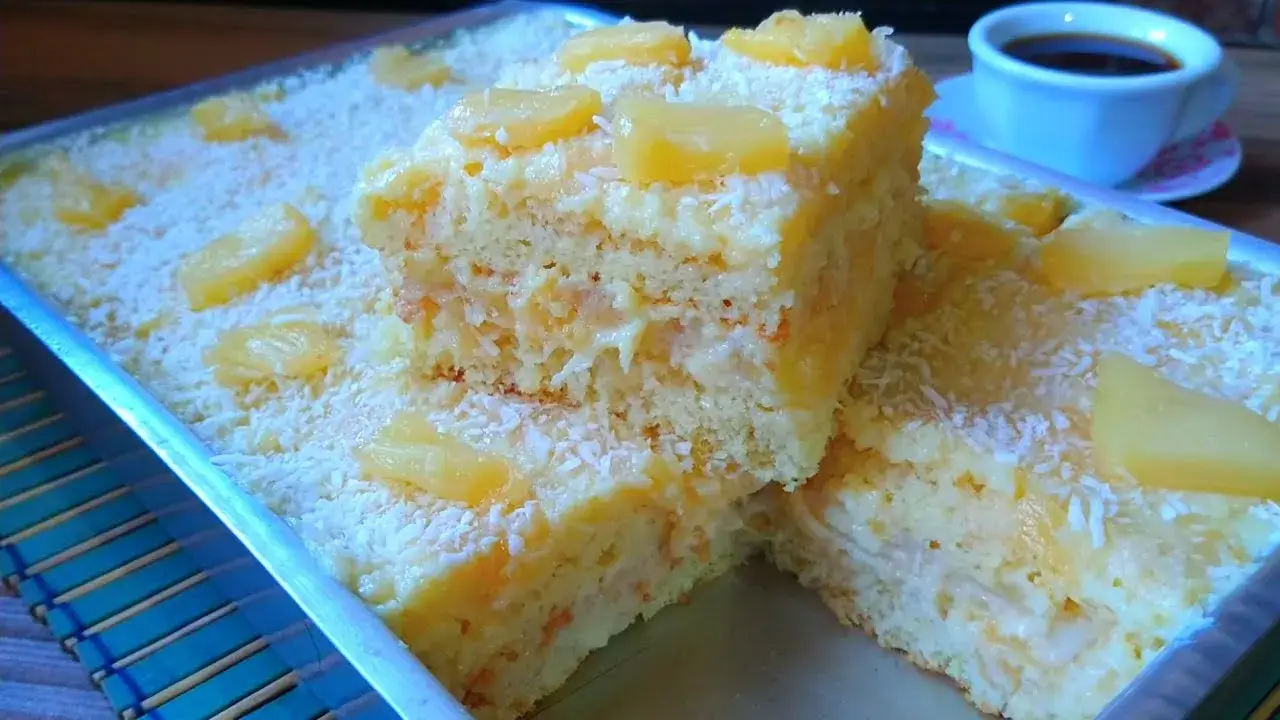 Bolo de Abacaxi com Coco: Receita Perfeita Para o Lanche da Tarde