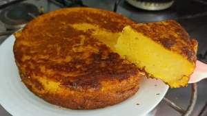 Bolo de Flocão de Frigideira: Perfeito com um Cafezinho