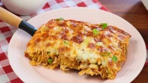 Torta de Frango Leve sem Farinha de Trigo Saudável Para a Janta