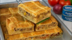 Torta de Sardinha Fácil com Recheio Caprichado e Massa de Liquidificador