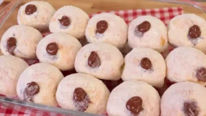 Pão Recheado com Nutella: Pãozinho Lua de Mel
