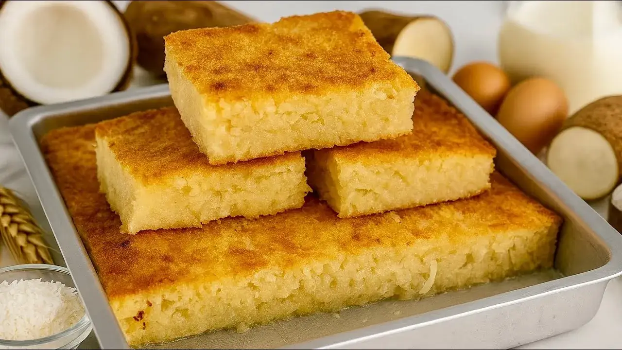 Bolo de macaxeira tradicional fácil: A receita de bolo de macaxeira que todo mundo ama