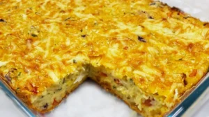 Torta de repolho fácil e cremosa