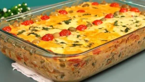 Bacalhau Cremoso Gratinado com Batata e Queijo para a Ceia