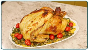 Chester assado bem temperado e suculento: Sabor de Natal que impressiona