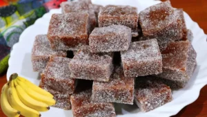 Doce de Banana de Corte Fácil: Receita de doce de banana que fica macio e firme