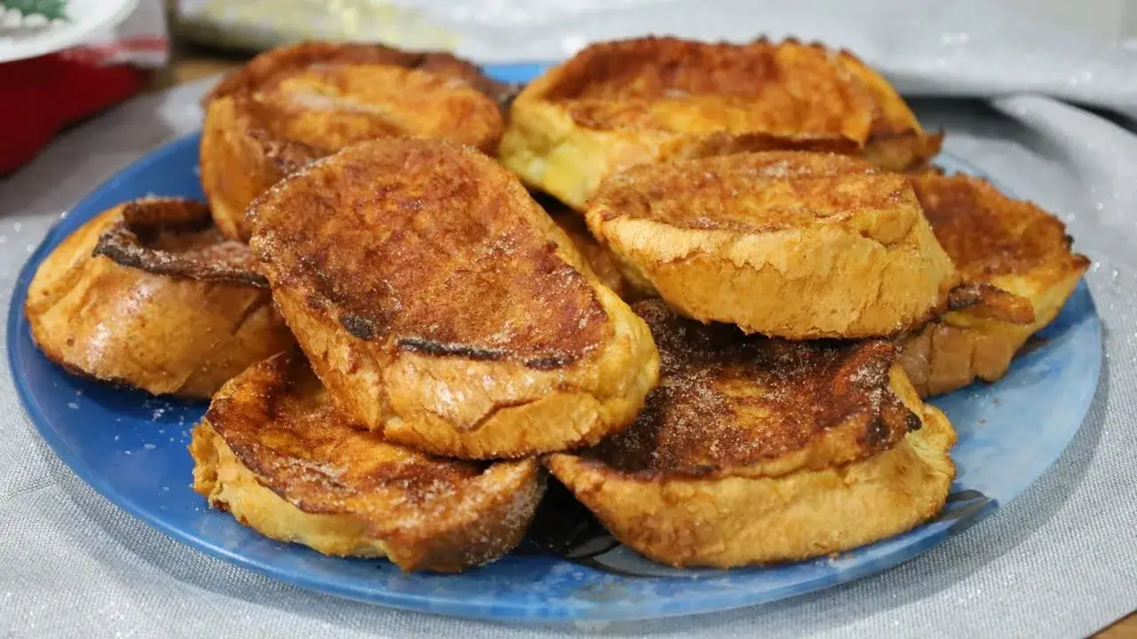 Rabanadas no Forno Tradicionais para a Ceia de Natal