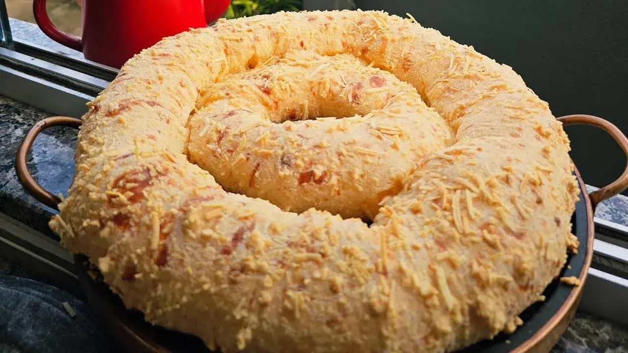 Rosca de Polvilho Fácil que Cresce Lindamente no Forno