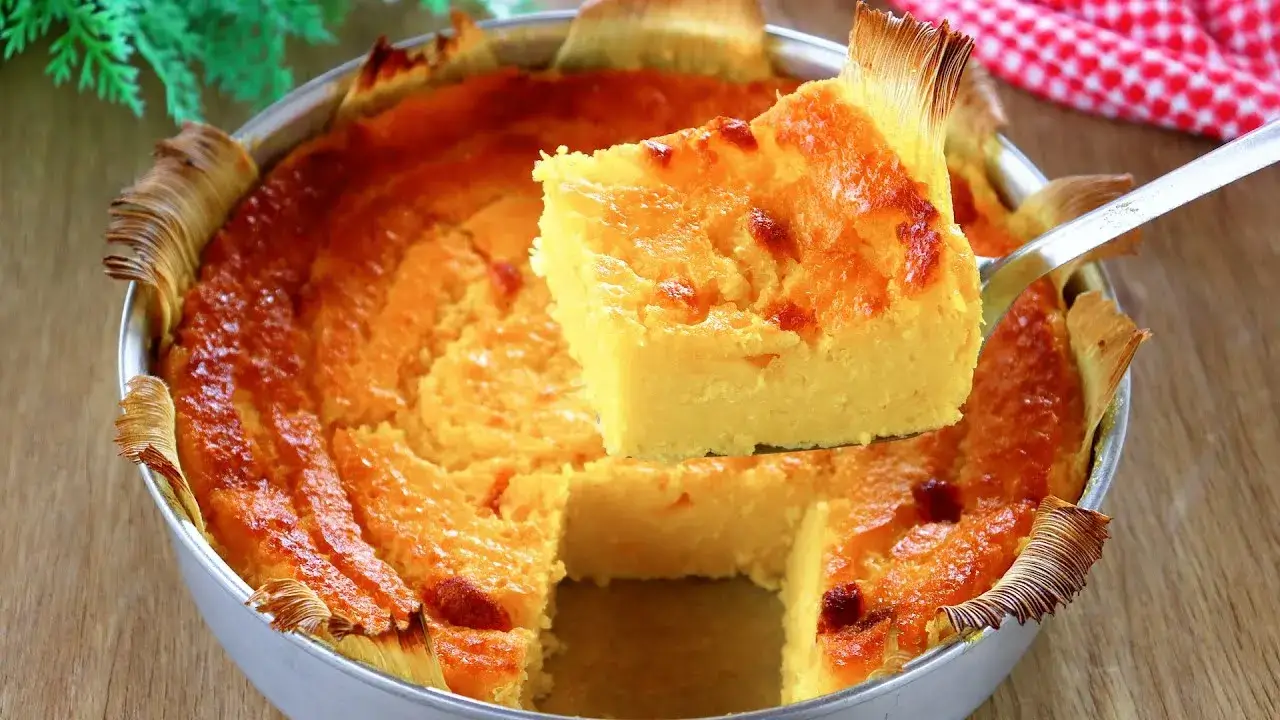 Bolo de milho sem ovo e sem farinha fácil de fazer em casa