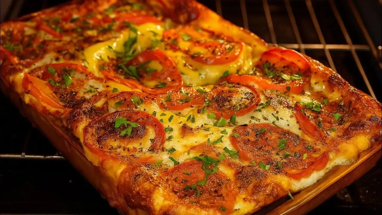 Lanchão de Forno Simples com Massa de Batata e Presunto