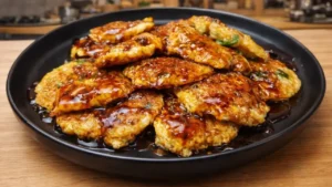 Panquequinhas de Peixe com Molho Oriental Fácil para Aperitivo ou Jantar