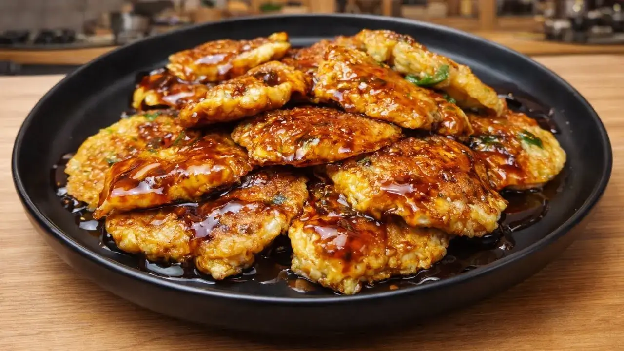 Panquequinhas de Peixe com Molho Oriental Fácil para Aperitivo ou Jantar