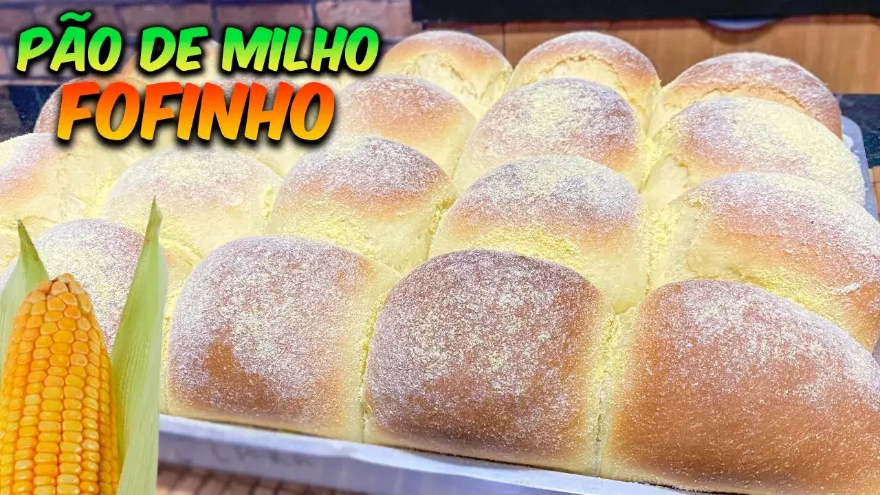 Pão de Milho Caseiro Fofinho e Fácil de Fazer em Casa