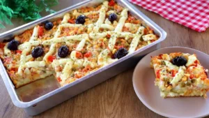 Torta Portuguesa Fácil de Forno para o Lanche da Família