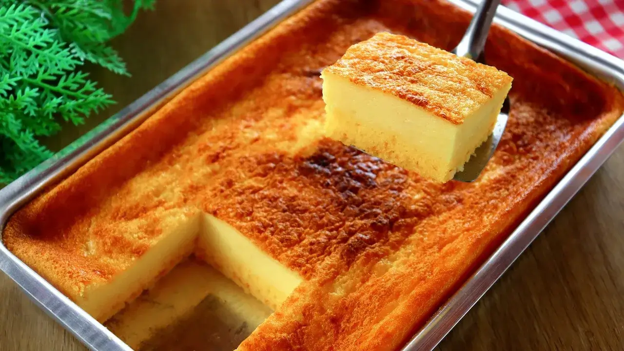 Bolo de Fubá Cremoso no Liquidificador com Camada Generosa de Creme