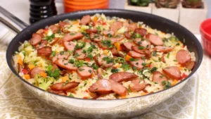 Arroz com Linguiça na Panela Só: Receita Simples e Saborosa para o Dia a Dia